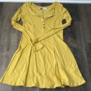 Free People beach dress, thin material long sleeves